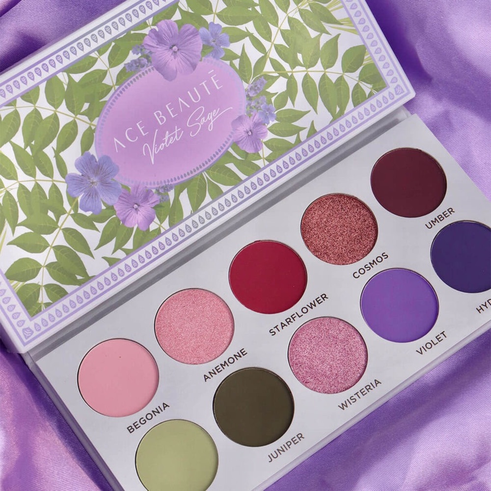 🆕ACE BEAUTÉ VIOLET SAGE EYESHADOW PALETTE 🎨 SOLD OUT ‼️